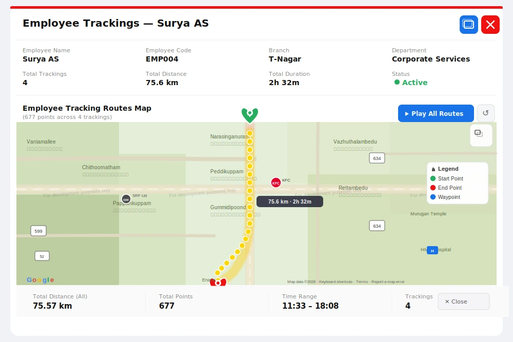 Geo-Fencing Payroll Software — Live Employee Field Tracking in LeiPay