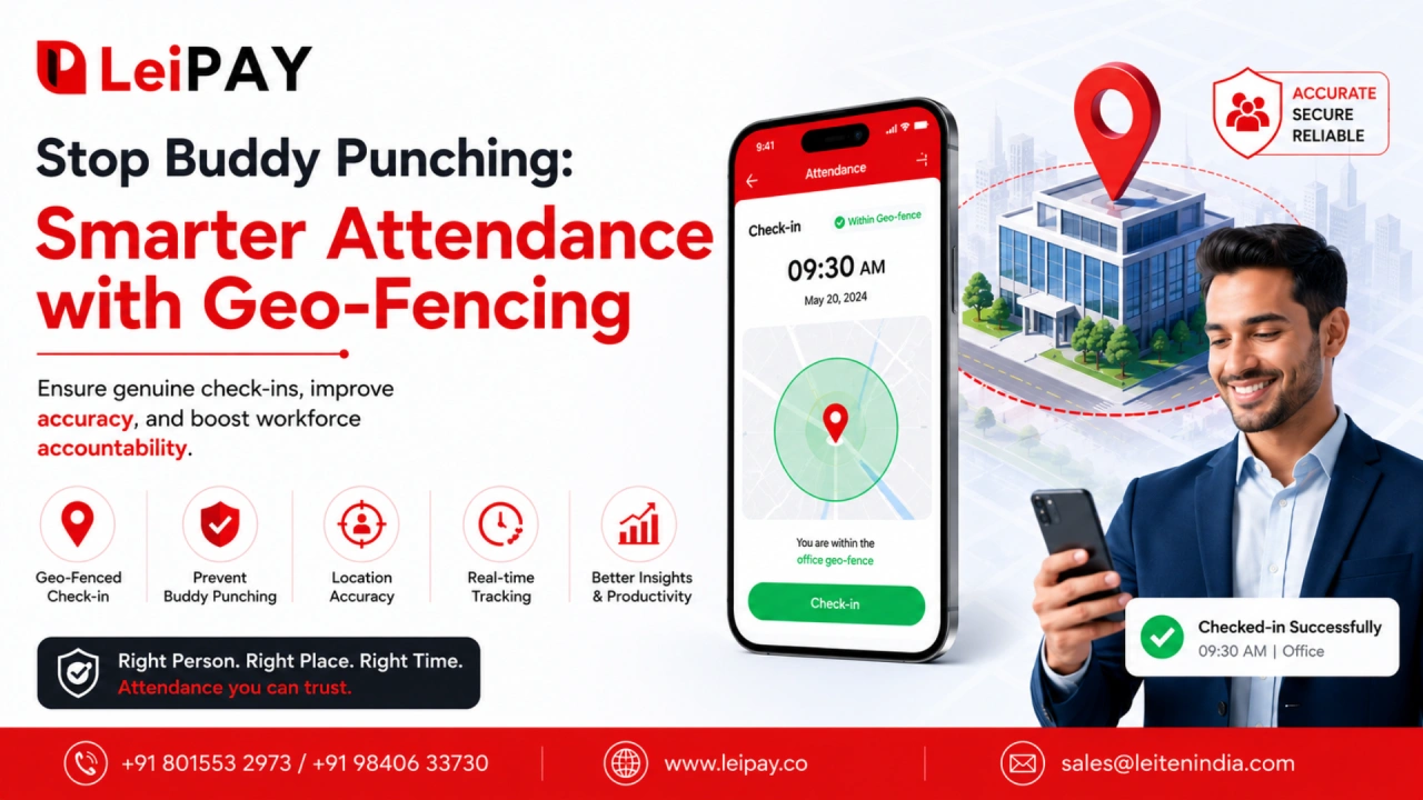 Stop Buddy Punching — Geo-Fencing Attendance